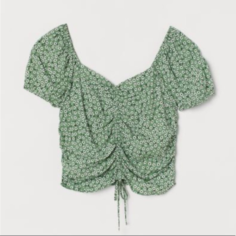 Drawstring blouse